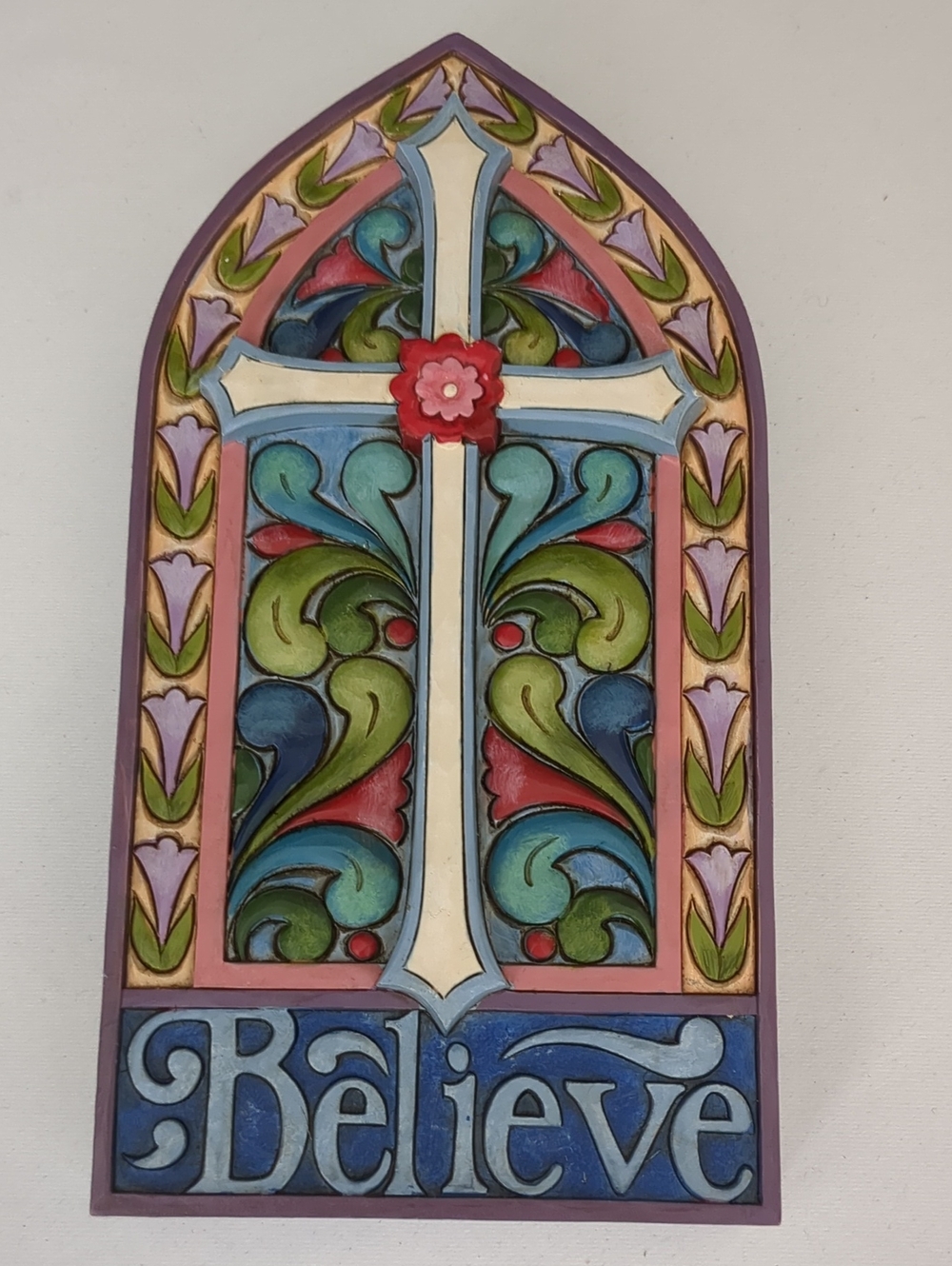 Jim Shore Believe Plaque